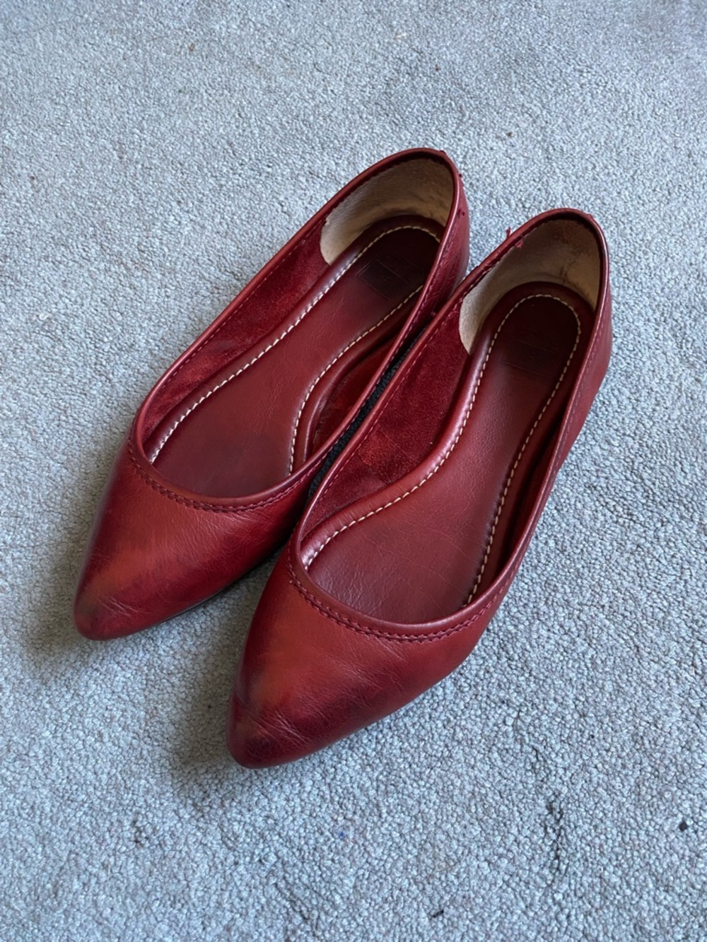 Frye Leather Flats - Regina Ballet Size 9